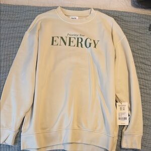 Mate the Label Organic Fleece Graphic Oversized Sweatshirt